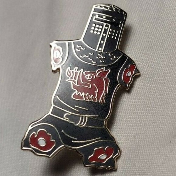Black Knight enamel lapel pin - Picture 1 of 2